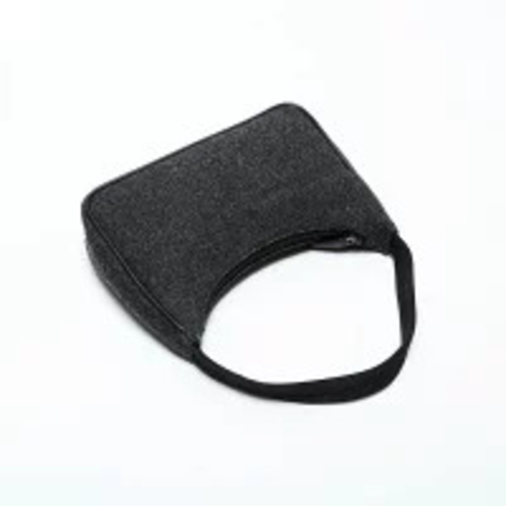 Prada Wool Sport Hobo Handbag Gray - Picture 10 of 13
